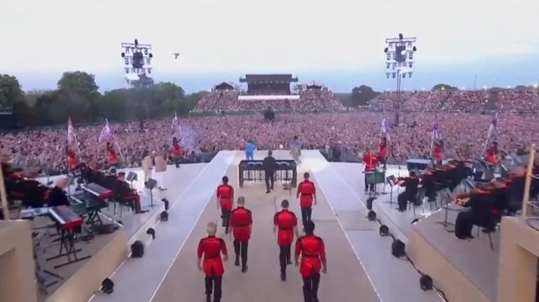 Fin de fiesta en el Reino Unido con un concierto en el Castillo de Windsor