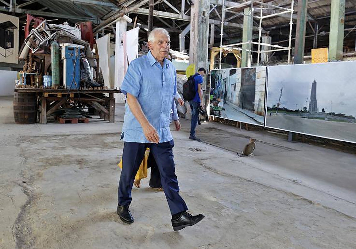 Josep Borrell, en La Habana