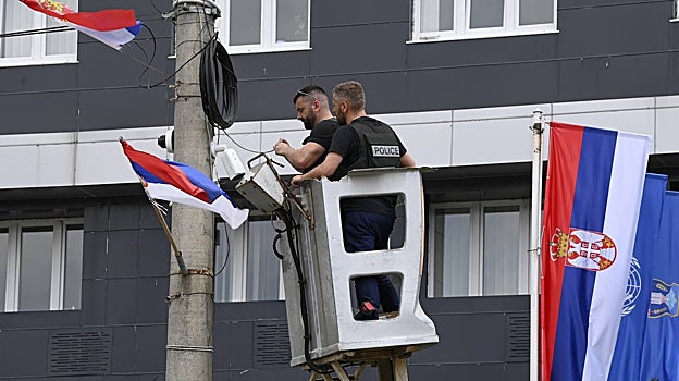 Policía kosovar pone cámaras de vigilancia