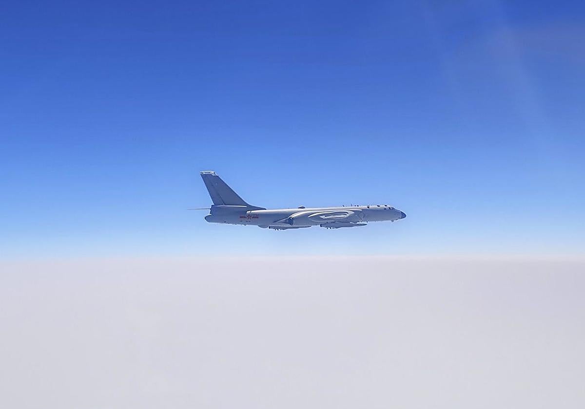 Un avión de la Fuerza Aérea china, en una imagen de archio