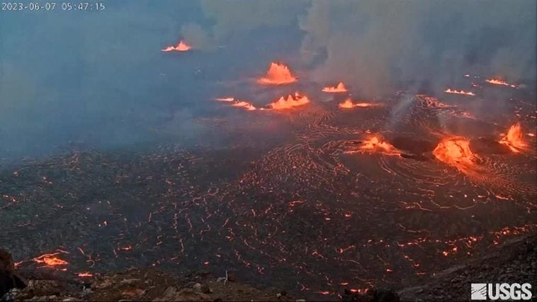 El volcán Kilawea entra en erupción