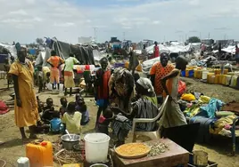 Al menos 13 muertos en enfrentamientos en un campo de desplazados de la ONU en Sudán del Sur