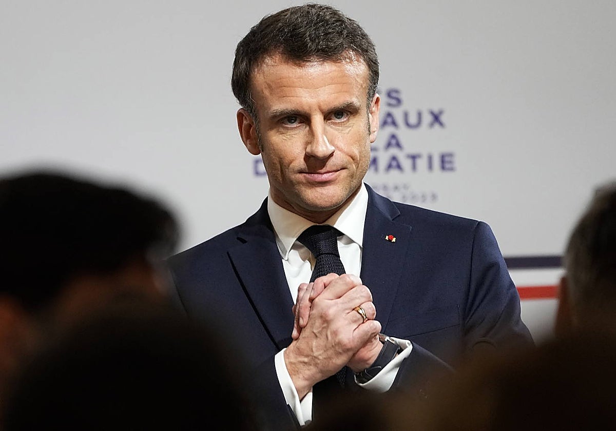 Emmanuel Macron, presidente de Francia
