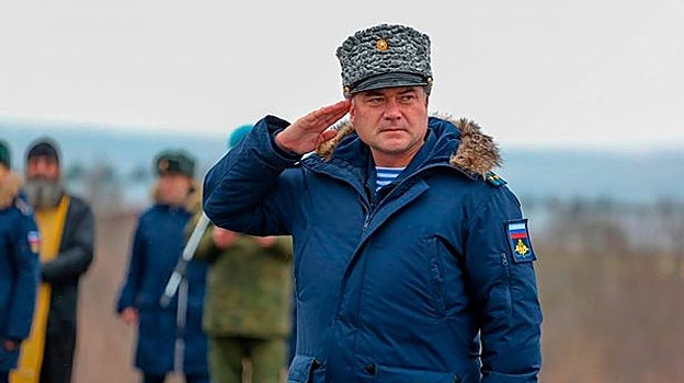 El general ruso Andréi Sujovetski, abatido por un francotirador ucraniano.