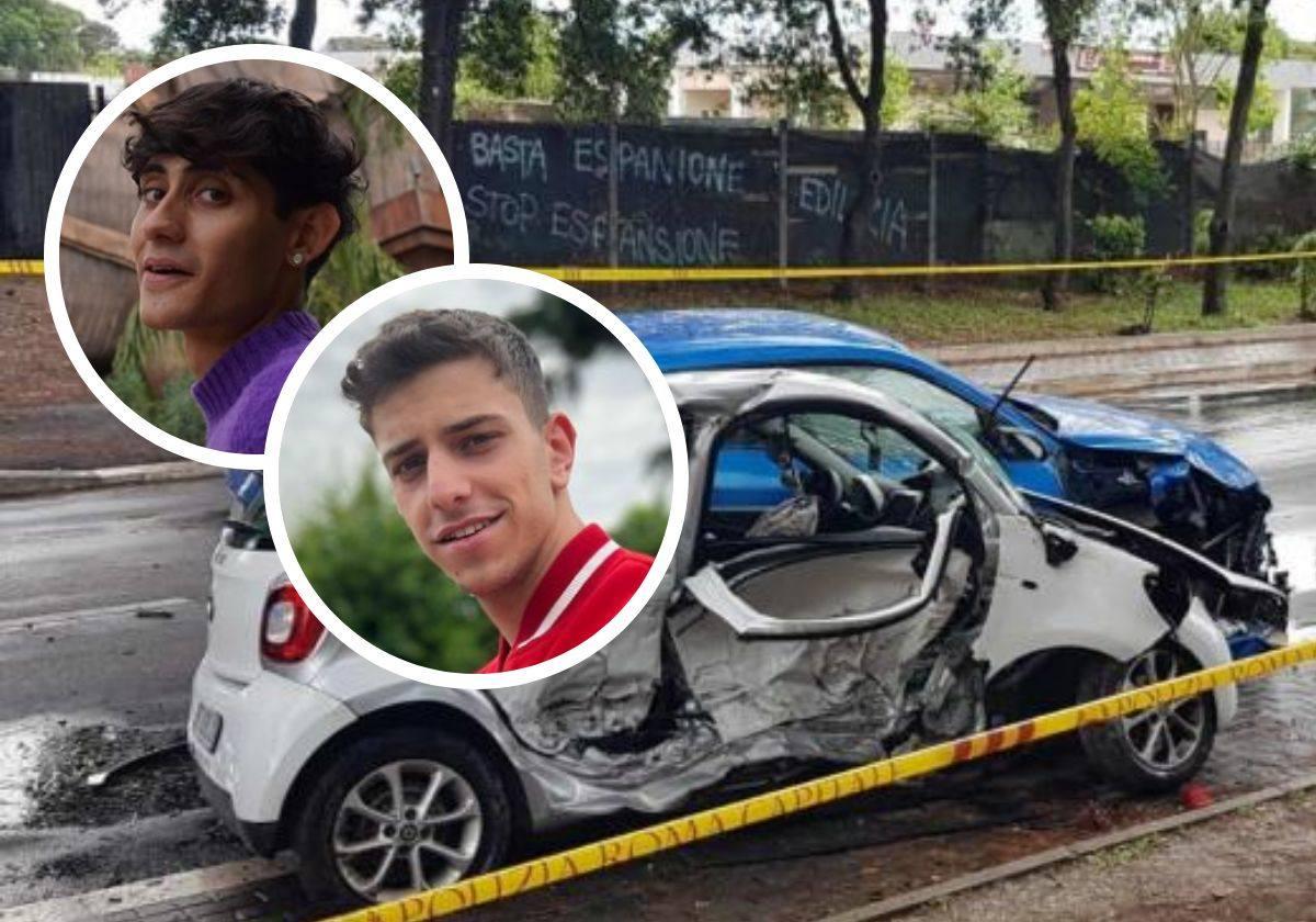 Matteo Di Pietro y Vito Loiacono, dos de los miembros de TheBorderline implicados en el accidente