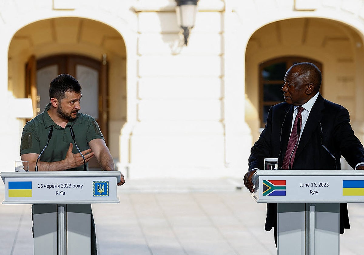 Zelenski y líderes de varias naciones africanas se reunieron en Kiev para discutir planes de paz