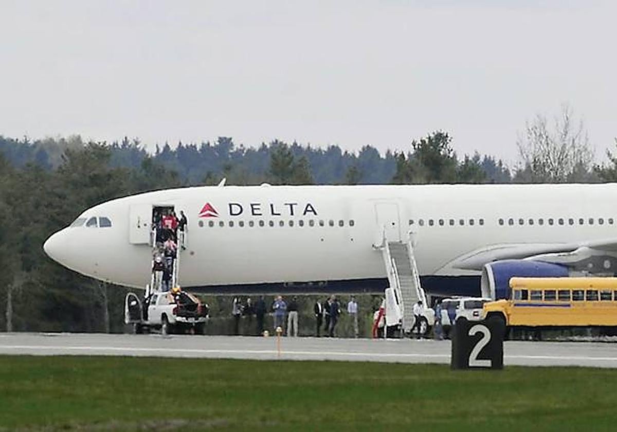 Avión de Delta, en foto de archivo