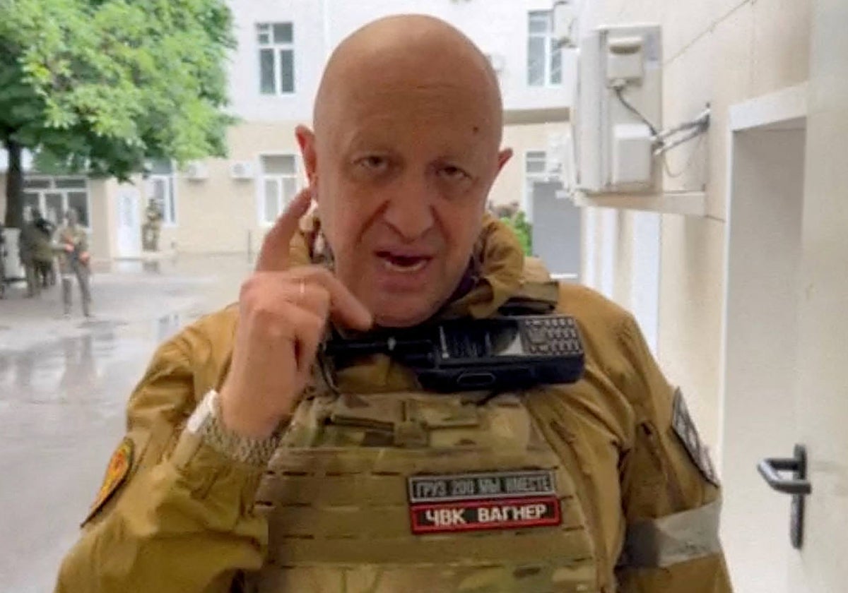 El líder del grupo Wagner, Evgueni Prigozhin