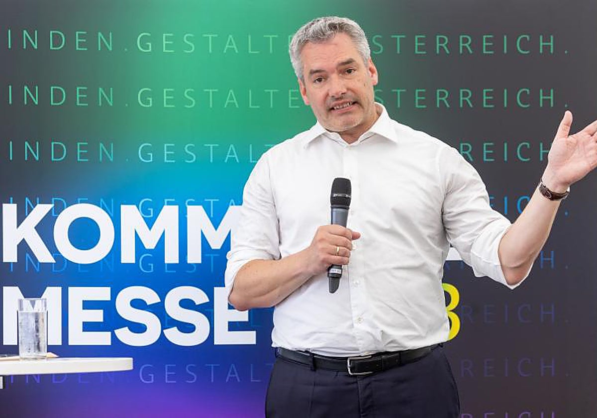 El canciller de Austria, Karl Nehammer