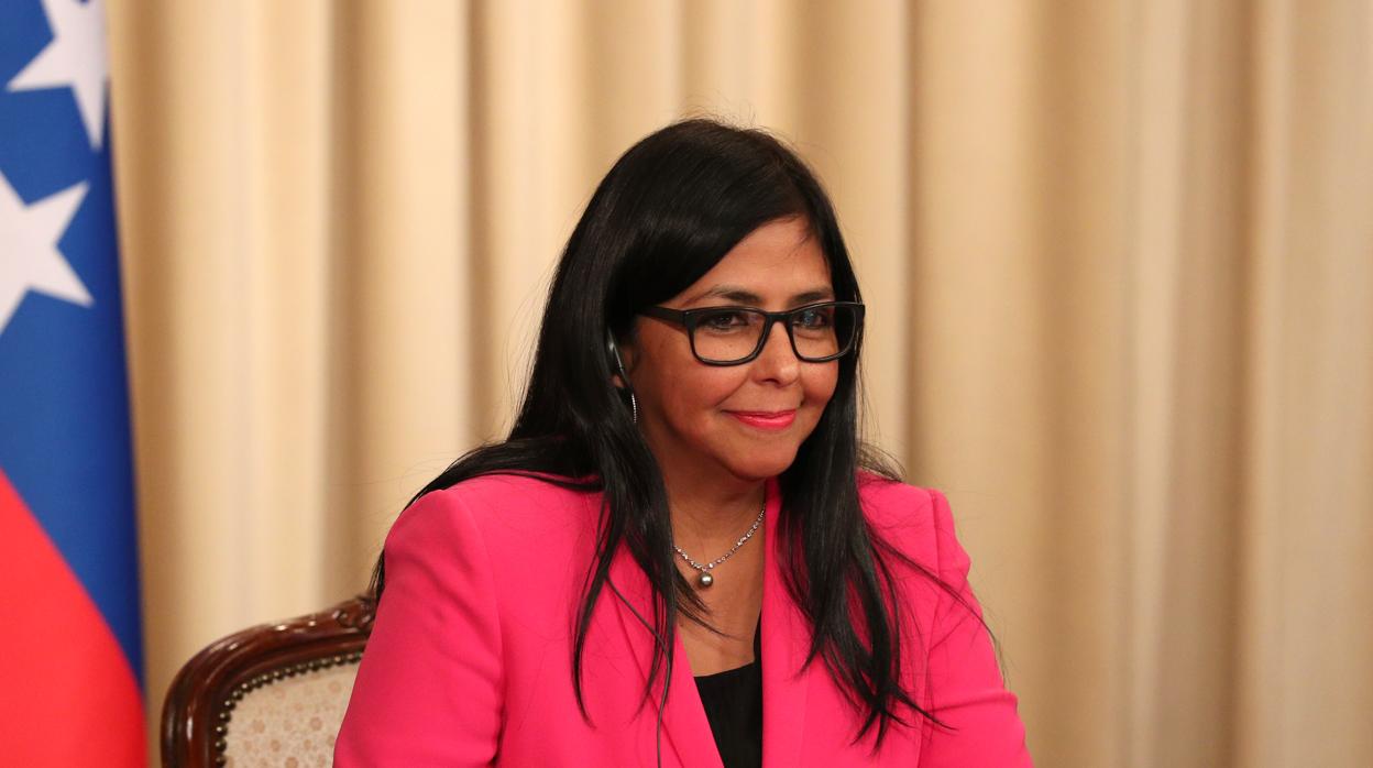 La vicepresidenta de Venezuela, Delcy Rodríguez, en una imagen de archivo