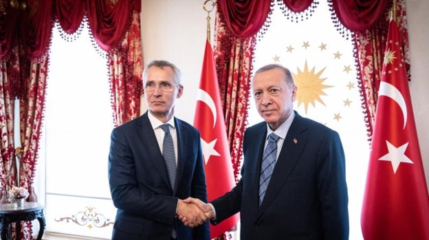 Erdogan y Stoltenberg reunidos el mes pasado en Ankara