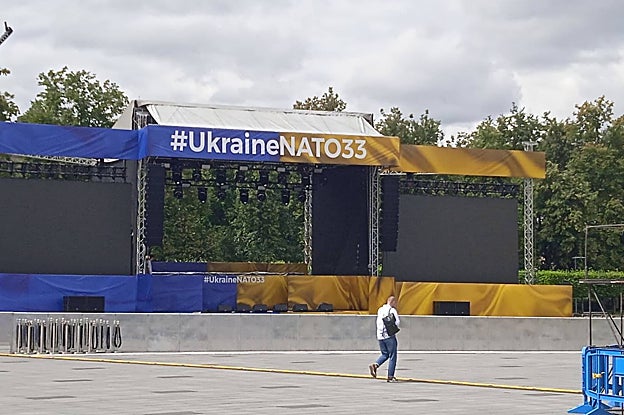 Zelenski ofrecerá su discurso en la Lukiškių Square, la plaza más grande de Vilna