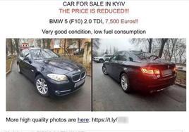 Piratas informáticos rusos hackean varias embajadas en Ucrania a través de un anuncio falso de la venta de un BMW