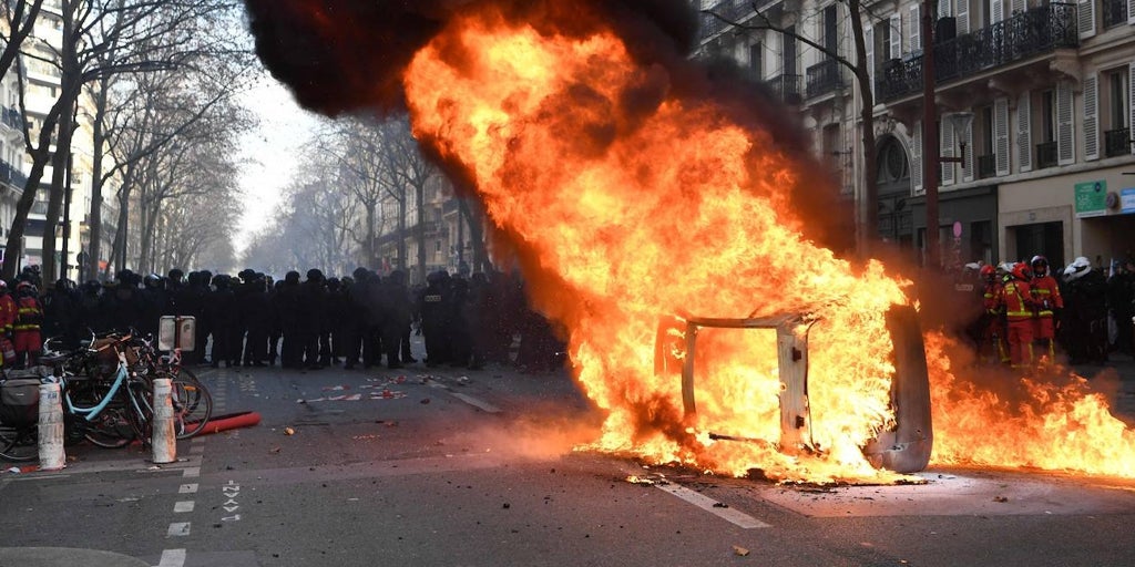 el balance de la noche de la Fiesta Nacional en Francia