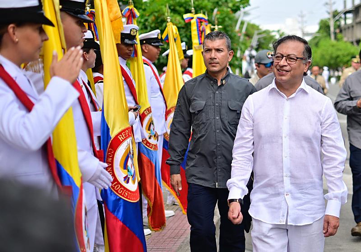 El presidente de Colombia, Gustavo Petro