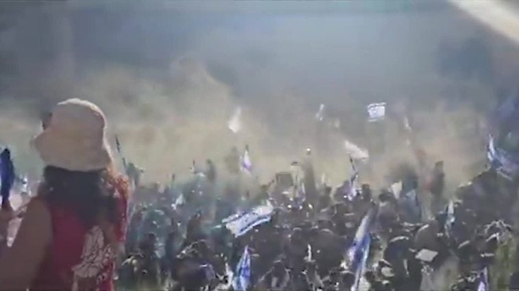 Protestas en Jerusalén tras la aprobación de la primera ley de la polémica reforma judicial