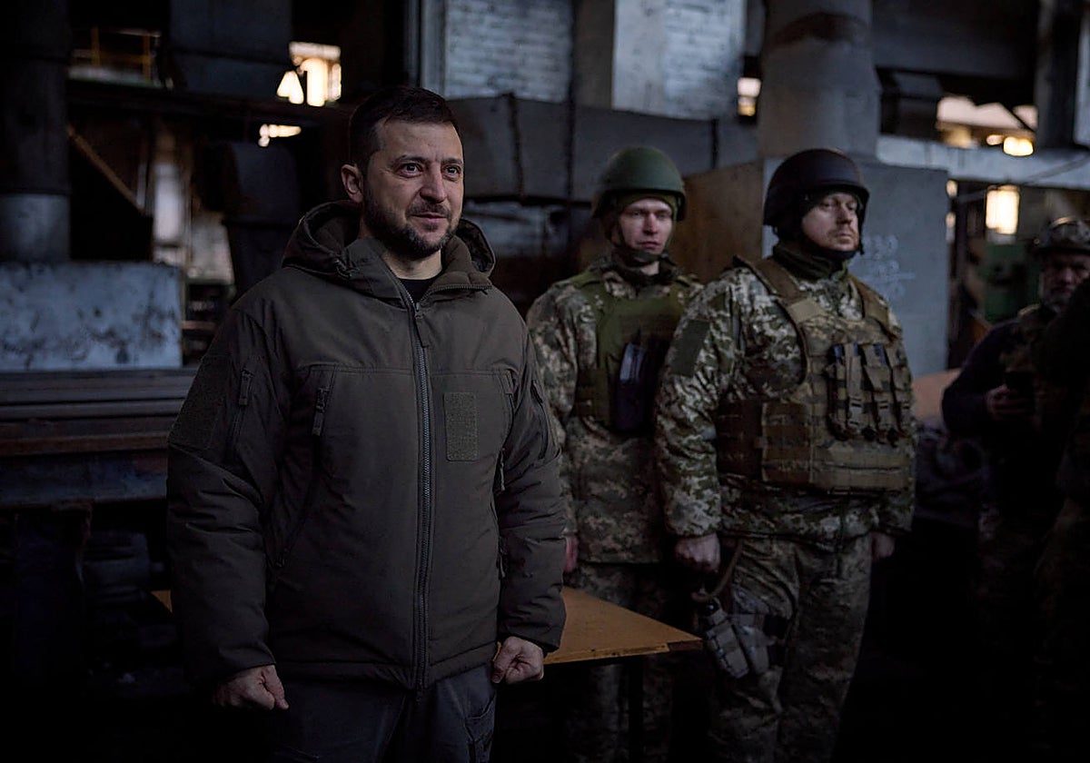 El presidente ucraniano, Volodimir Zelenski