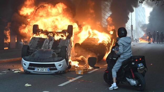 Disturbios ocurridos en Francia