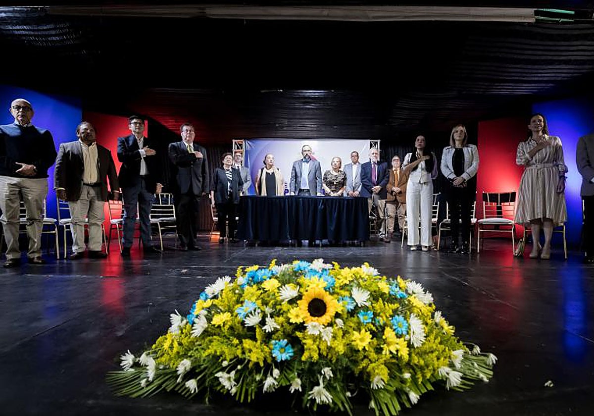 Los candidatos de la oposición de Venezuela presentaron un programa común de gobierno