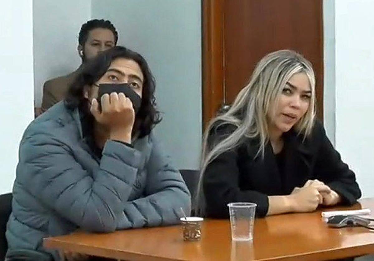 Transmisión en directo del juicio a Nicolás Petro y a Daysuris Vásquez su expareja, este viernes en el Complejo Judicial de Paloquemao, en Bogotá (Colombia)