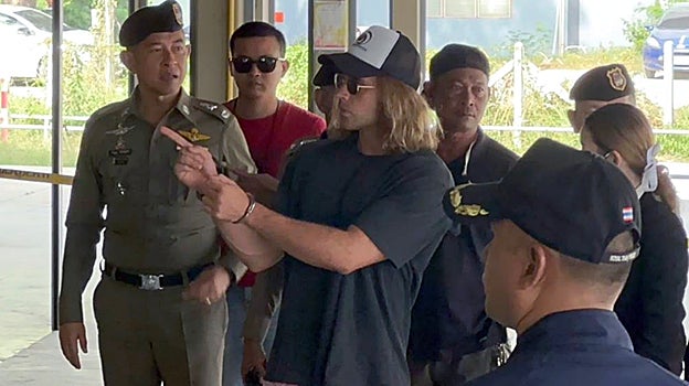 Daniel Sancho, tras ser detenido por el asesinato de Edwin Arrieta