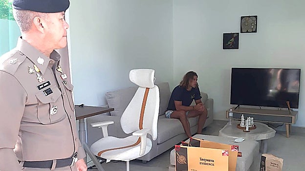 Primeras imágenes de Daniel Sancho tras su detención en Tailandia