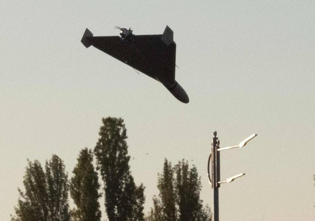 Un dron usado durante la guerra en Ucrania