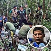 Detienen al padre de los niños desaparecidos en la selva de Colombia por presuntos abusos sexuales