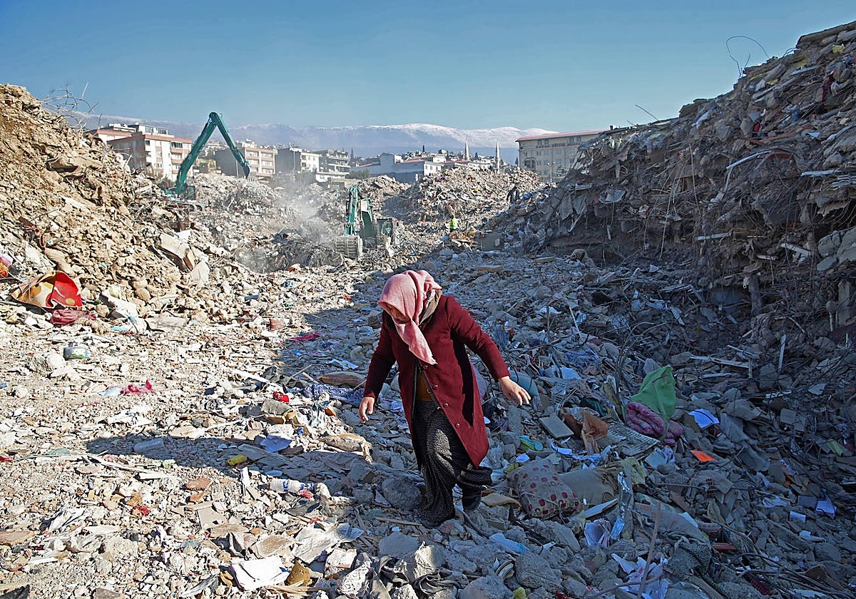 Desolación en Kahramanmarash, Turquía