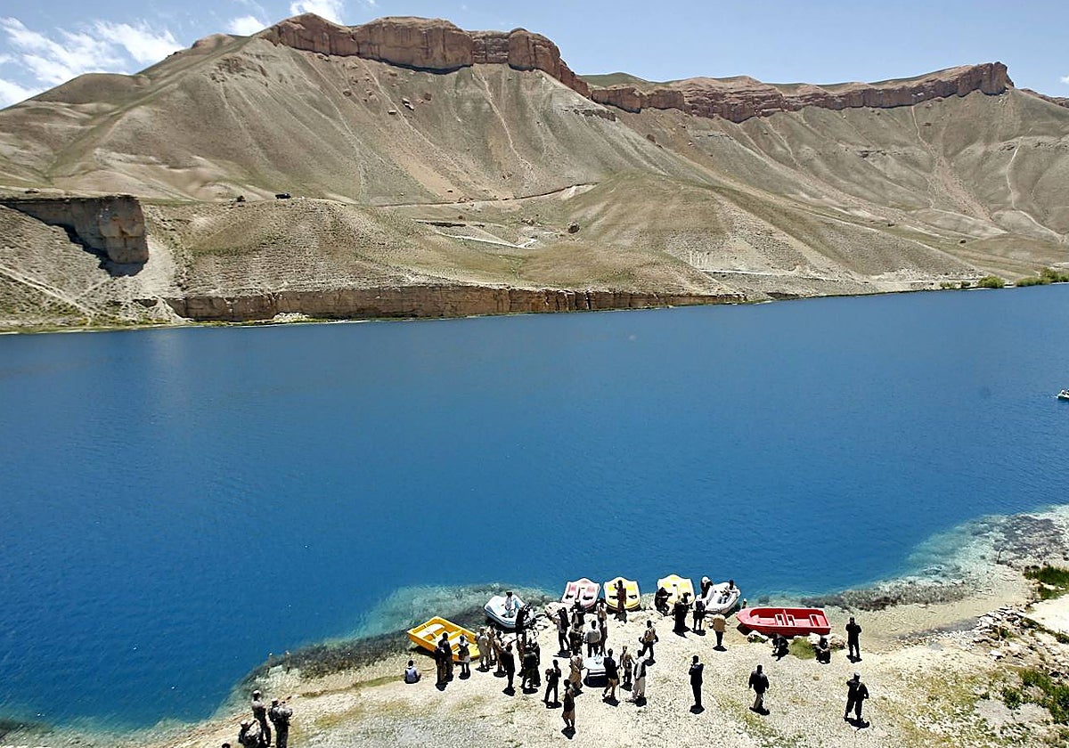 Vista de uno de los espectaculares lagos de Bend-e Amir