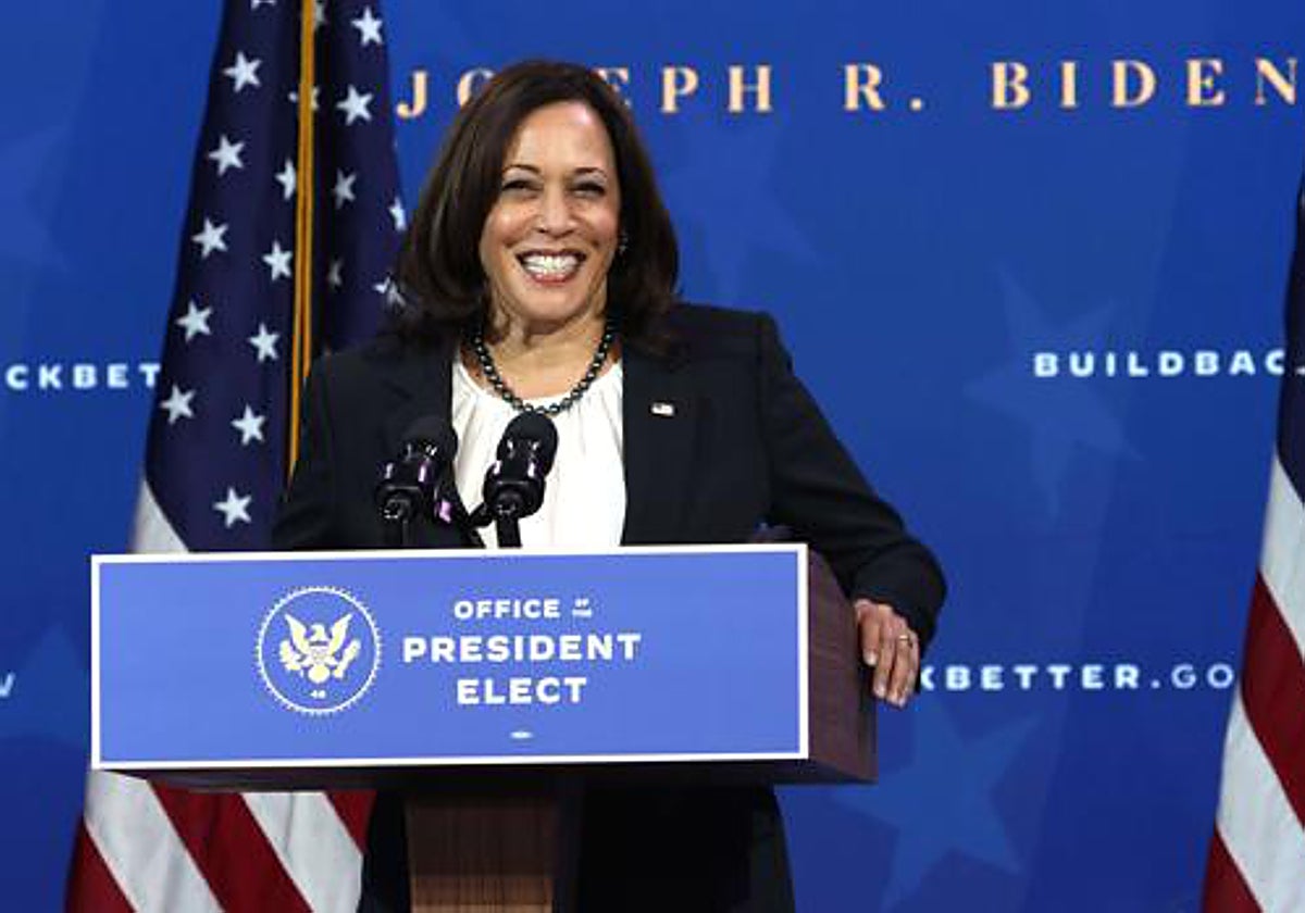 La vicepresidenta de Estados Unidos, Kamala Harris