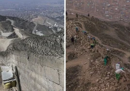 Perú destruye el muro de la vergüenza que separaba a ricos de pobres