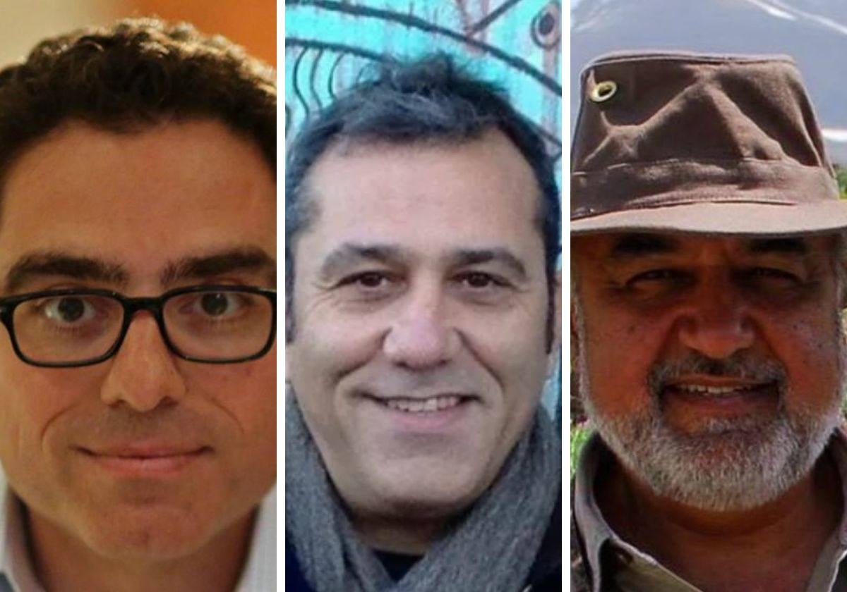 Siamak Namazi, Emad Sharghi y Morad Tahbaz, ciudadanos iraní-estadounidenses
