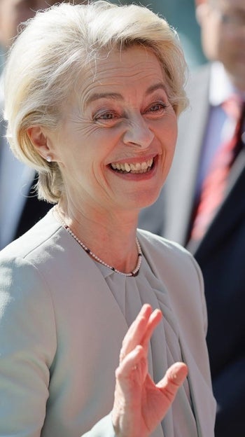 La presidenta de la Comisión Europea, Ursula von der Leyen
