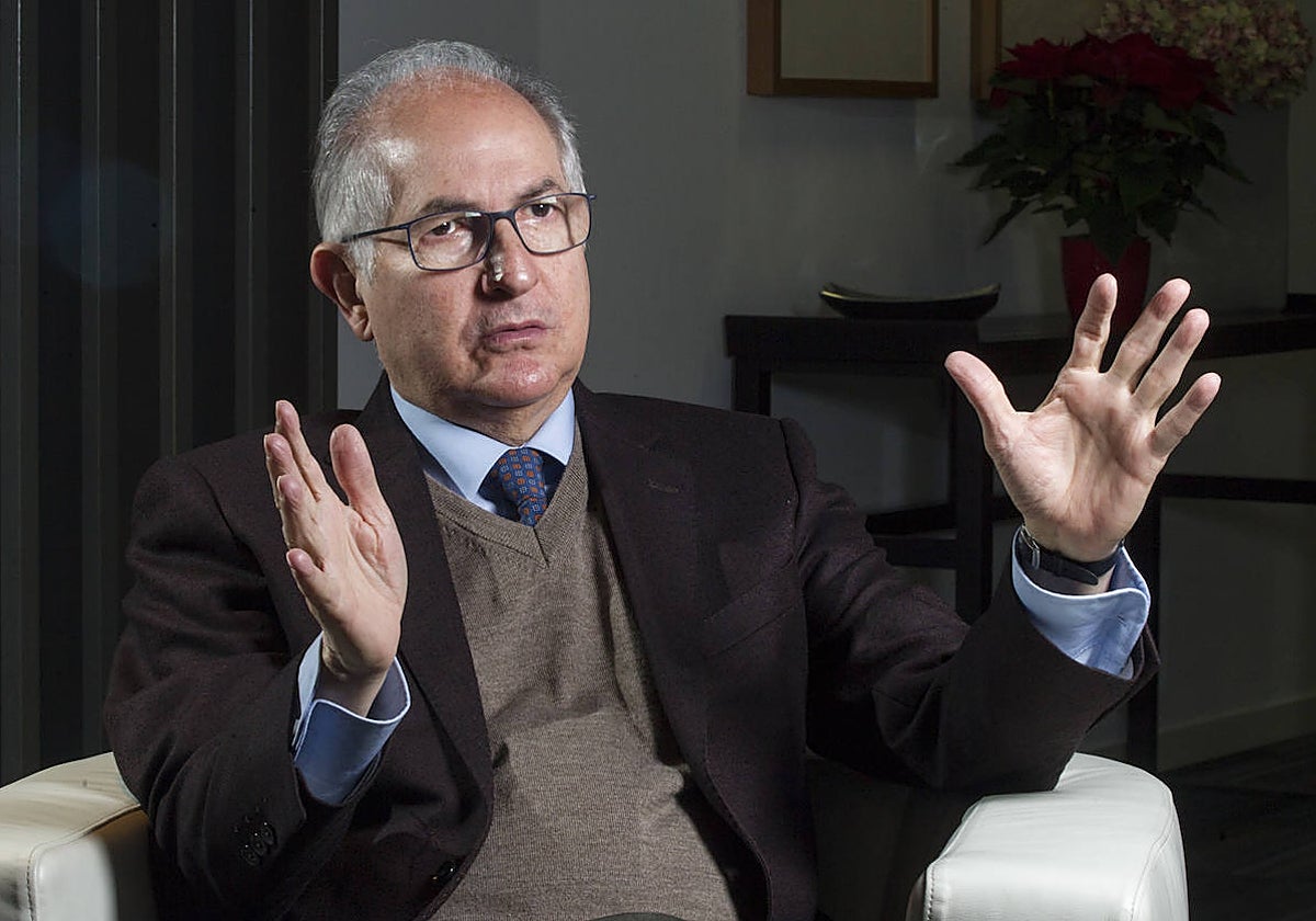 El exalcalde metropolitano de Caracas y político opositor Antonio Ledezma