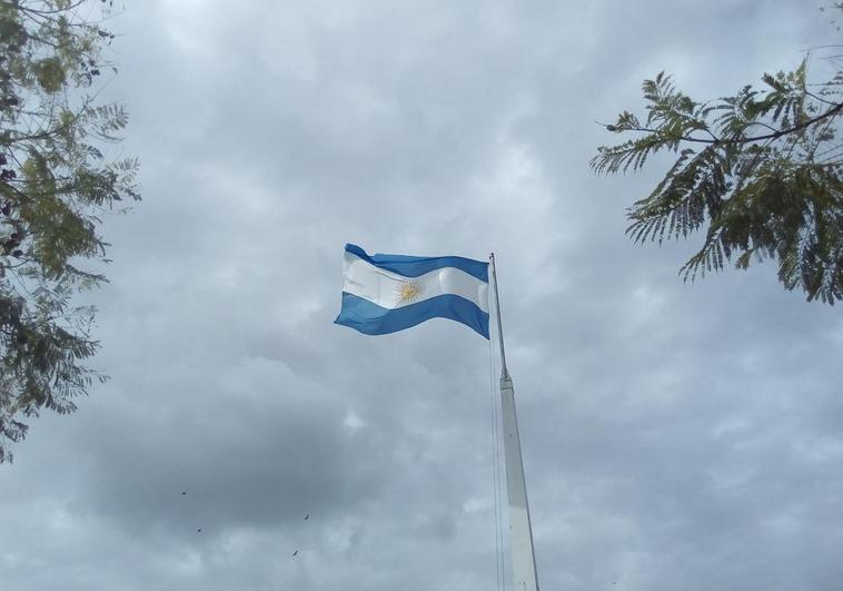 Imagen de archivo de una bandera de Argentina