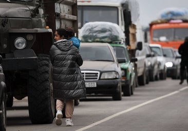 Los armenios huyen de Nagorno Karabaj por miedo a represalias