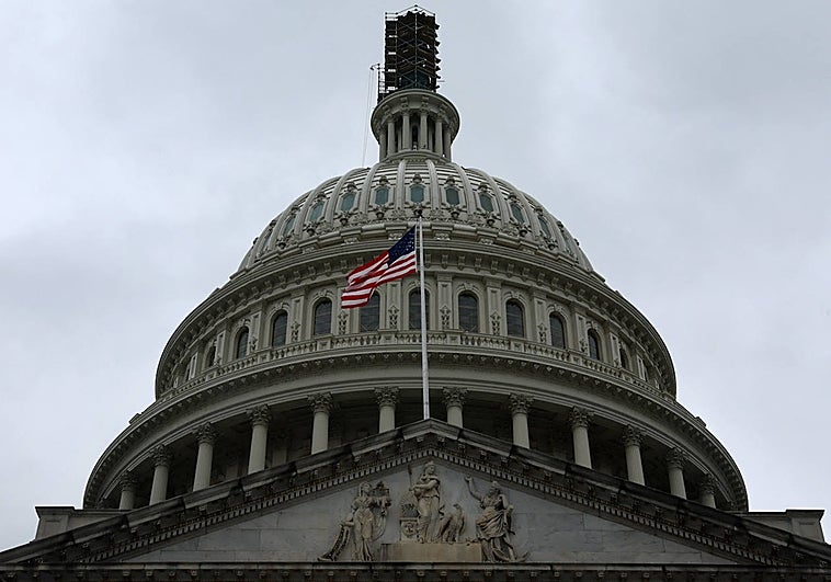 La cúpula del Capitolio, donde se reúnen la Cámara de Representantes y el Senado