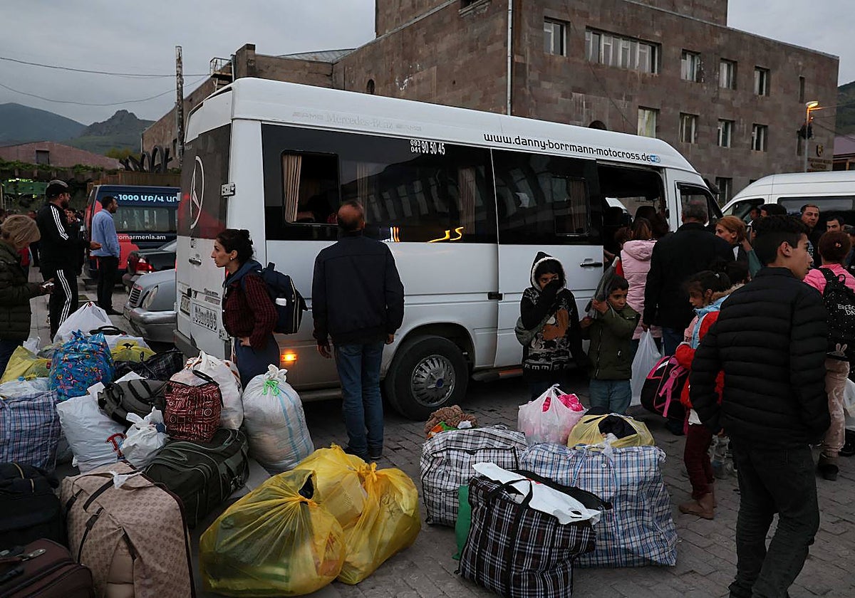 Armenia ha recibido más de 50.000 refugiados de Nagorno Karabaj desde que Azerbaiyán lanzó una ofensiva relámpago