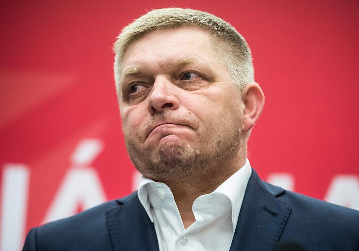 Robert Fico, ex primer ministro de Eslovaquia y líder del partido populista de izquierda Smer-Social Democracia (Smer-SD)