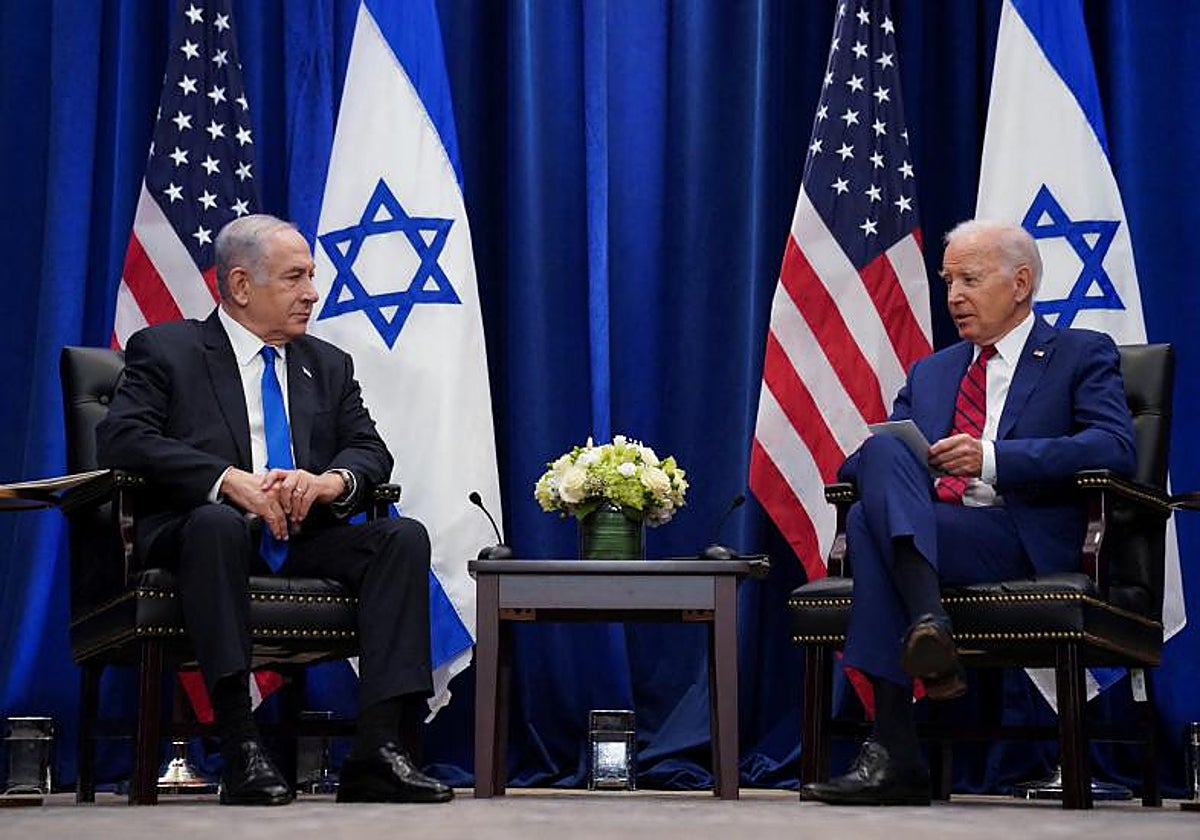 Biden y Netanyahu durante un reciente encuentro en Nueva York