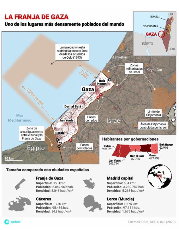 «No hay posibilidad de salir de Gaza»: la agencia para los refugiados palestinos alerta de que «la población está expuesta»