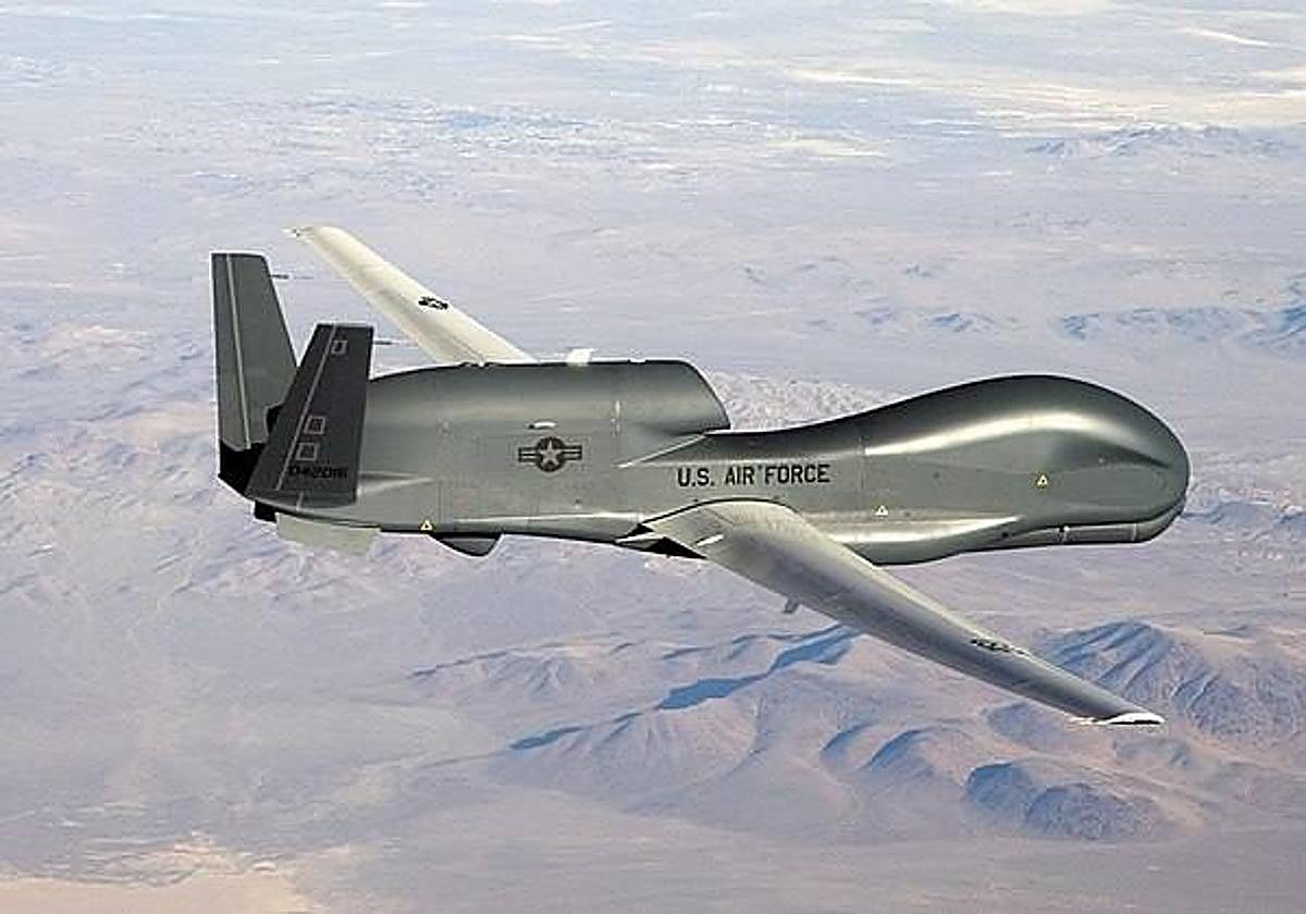 RQ-4B 'Global Hawk', en vuelo