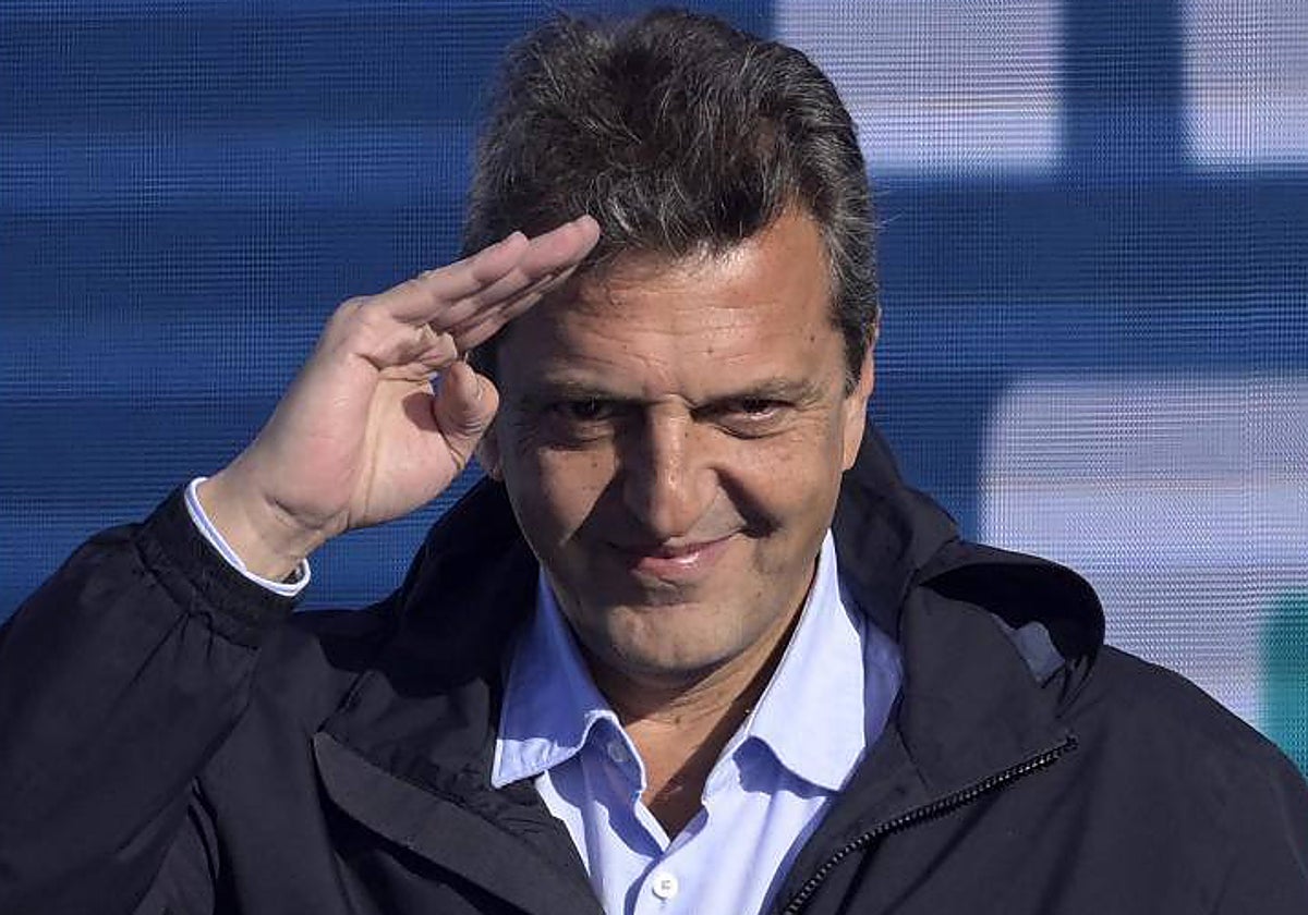 Massa, esta semana durante un acto de campaña