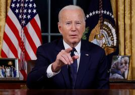 Biden anima a EE.UU. a armar a Israel y a Ucrania: «Es un punto de inflexión de la Historia»