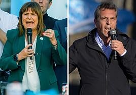 Bullrich y Massa cierran sus campañas electorales y alertan sobre el «peligro» de Milei