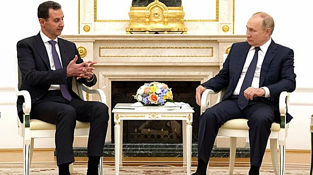 Putin y Assad abordan los intentos de resolver el conflicto entre Israel y Hamás
