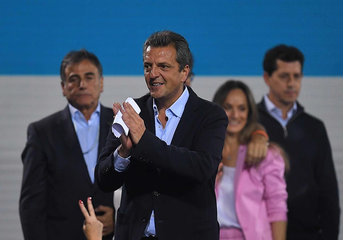 Massa, esta semana durante un acto de campaña