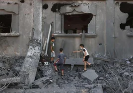 Más niños muertos en Gaza que en un año de guerras en el mundo