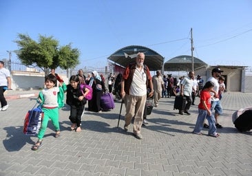 Otros 600 extranjeros tienen previsto salir hoy de Gaza